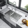 16 gauge stainless steel kitchen sink