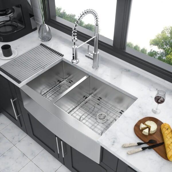 16 gauge stainless steel kitchen sink