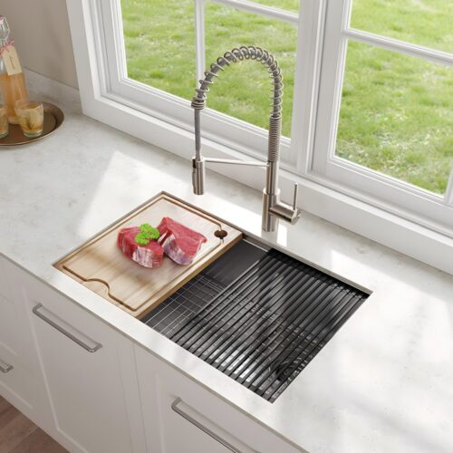 27 inch kitchen sink