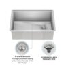 27 inch kitchen sink