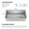 304 stainless steel sink