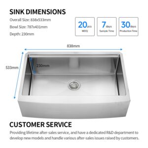 32 Inch Farmhouse Sink