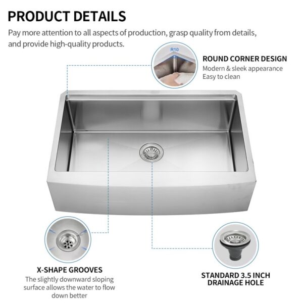 32 inch farmhouse sink
