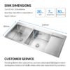 48 inch kitchen sink