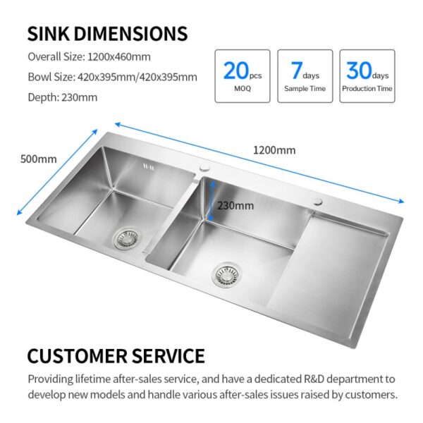 48 inch kitchen sink