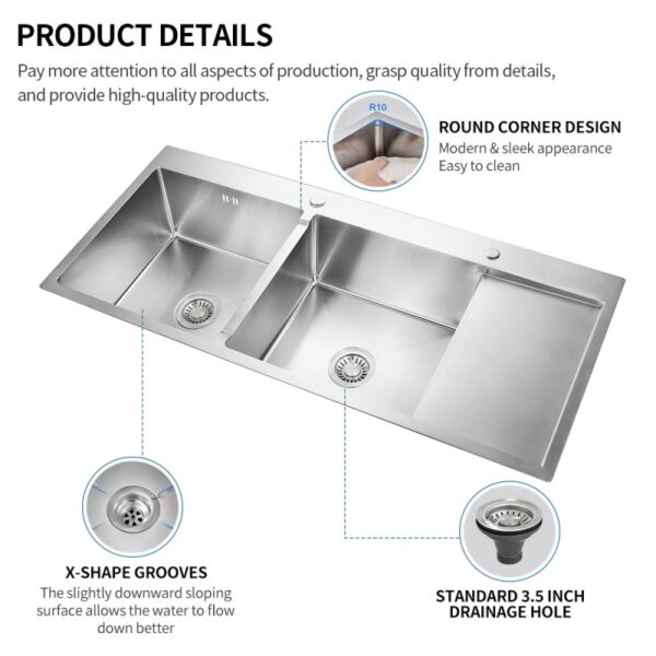 48 inch kitchen sink