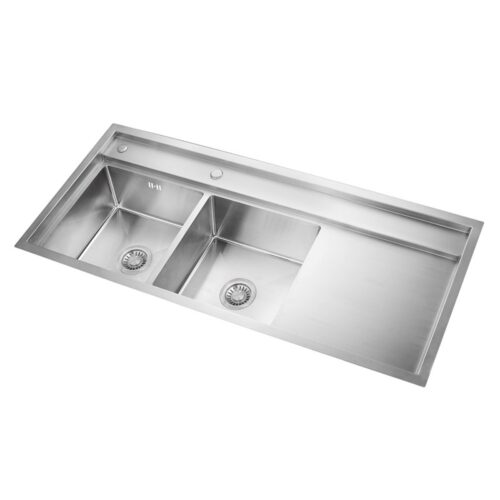 double drainboard sink