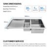 double kitchen sink with drainboard 3 Double Kitchen Sink with Drainboard