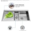 double kitchen sink with drainboard 5 Double Kitchen Sink with Drainboard