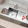 drainboard stainless steel sink