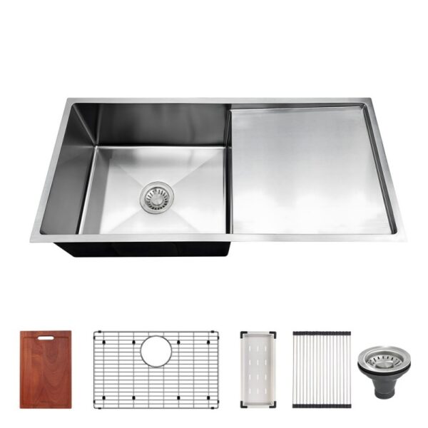 drainboard stainless steel sink