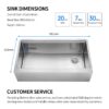 drop-in apron sink