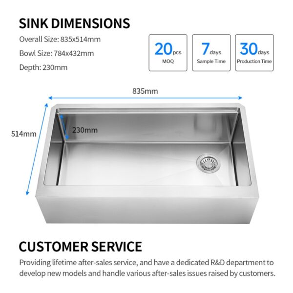 farmhouse apron sink 33