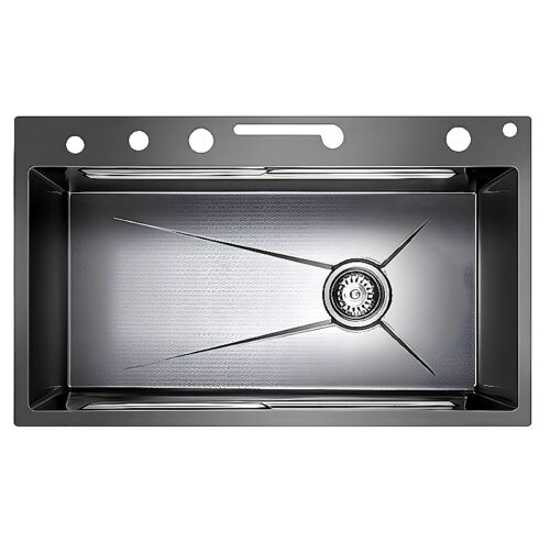 kitchen sinks black