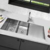 Stainless Steel Sink with Drainboard