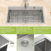 topmount workstation kitchen sink