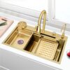 gold stream multifunctional waterfall kitchen sink
