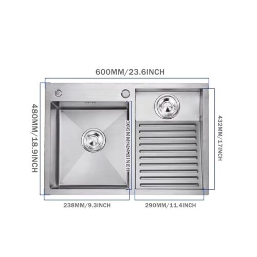 18 gauge stainless steel sink