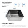 24 inch undermount sink