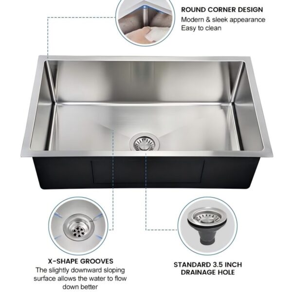 32x18 undermount sink