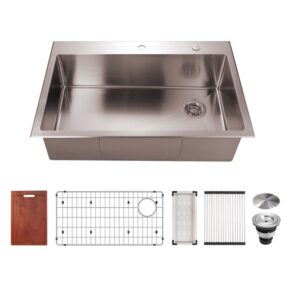 Large Single Kitchen Sink