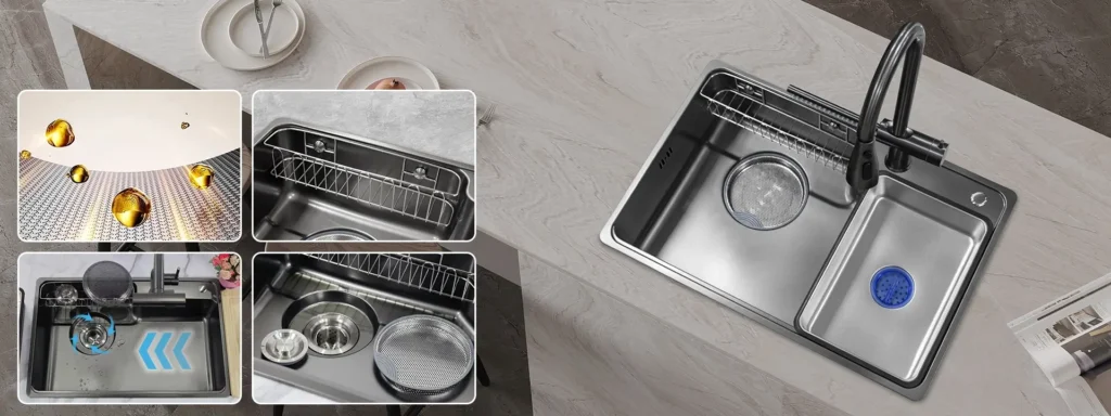 stainless steel sink