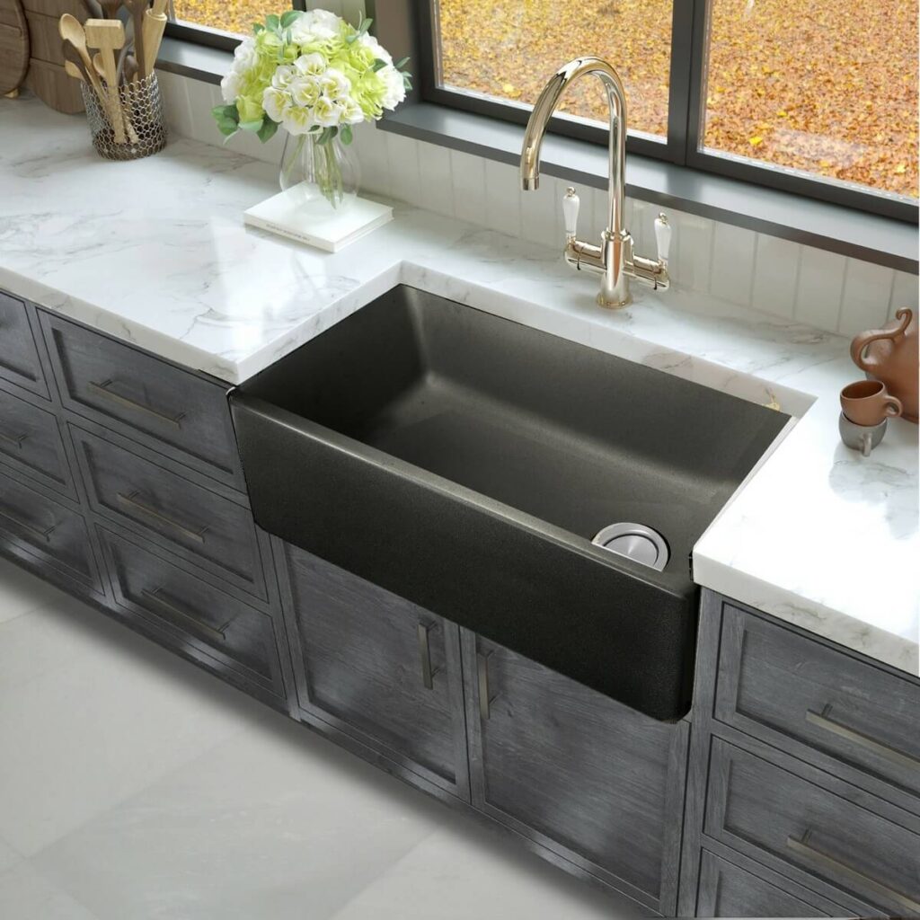 Granitspülbecken aus Verbundwerkstoff