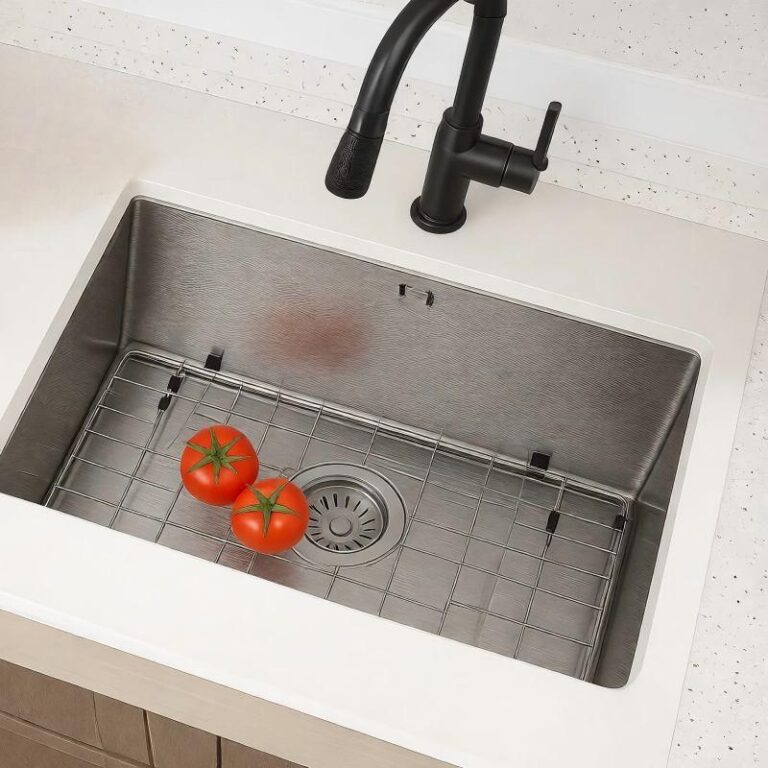 Why Do People Like Undermount Sinks? 4 Embossed Single Bowl Undermount Sink