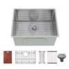 Embossed Single Bowl Undermount Sink