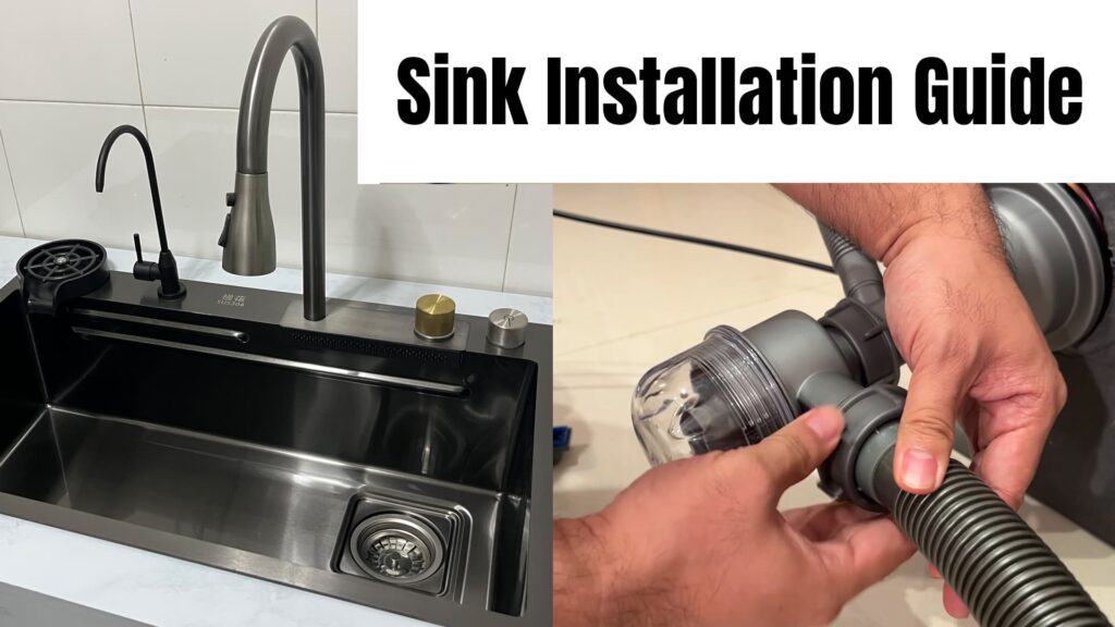 How to install a kitchen sink