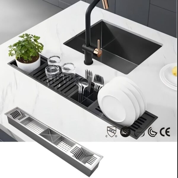 Linear Slot Sink Drain Pan