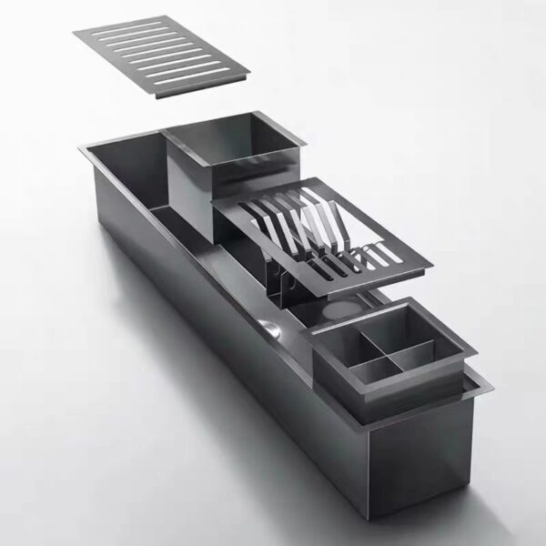Linear Slot Sink Drain Pan