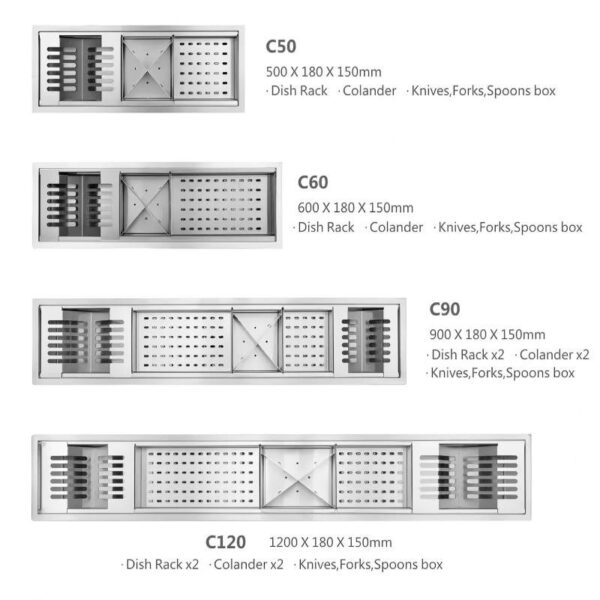 Linear Slot Sink Drain Pan