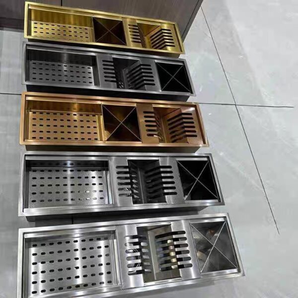 Linear Slot Sink Drain Pan