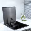 Matte Black Bar Hidden Sink