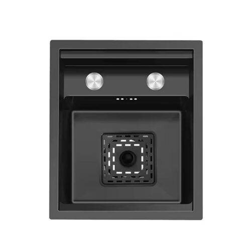 Matte Black Bar Hidden Sink