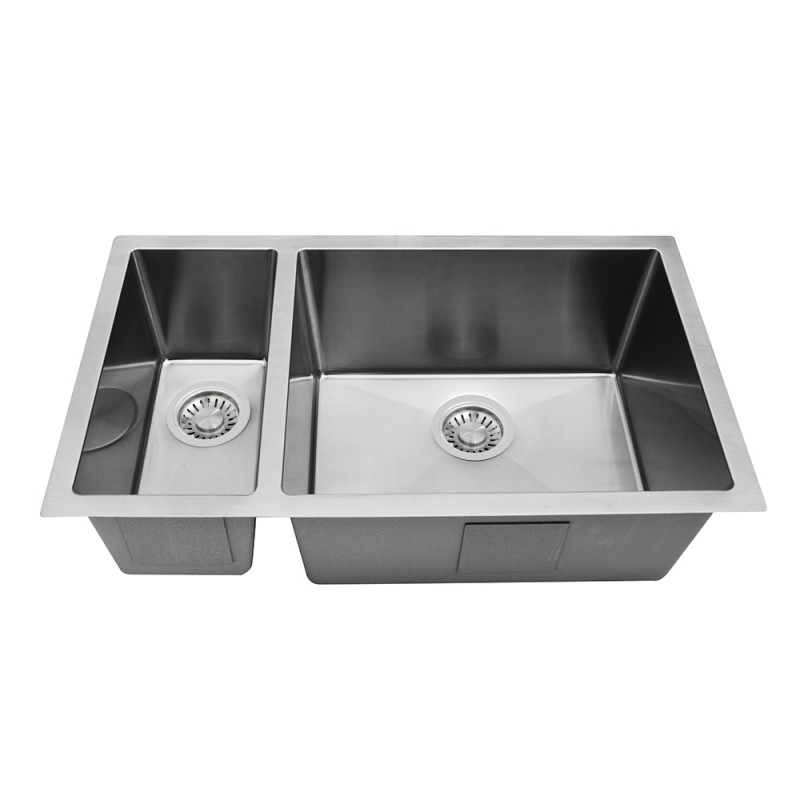 Home 41 Undermount double-plate kitchen sink