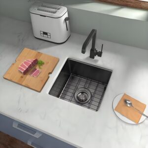 Black Stainless Steel Undermount Sink