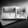 double bowl ss sink