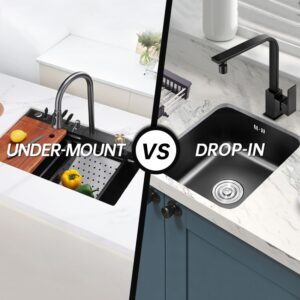 drop-in vs undermount sink