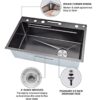 flush mount kitchen sink