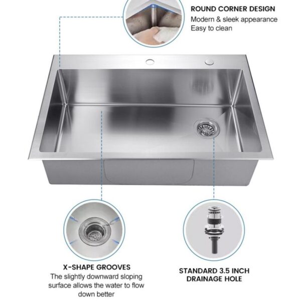 large single kitchen sink​