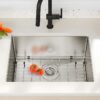 single bowl undermount stainless steel sink
