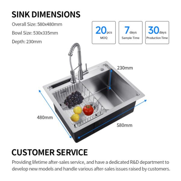 Topmount Kitchen Sink