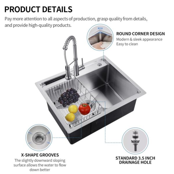 Topmount Kitchen Sink