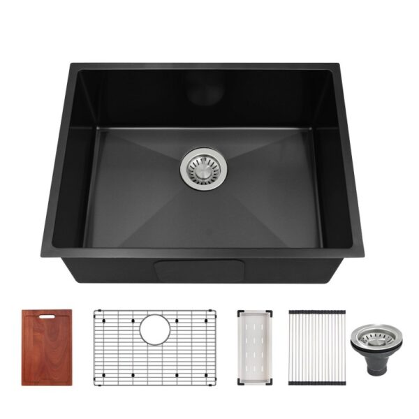 undermount black sink