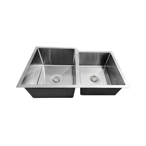 undermount double sink stainless steel
