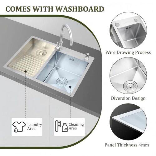 18 gauge stainless steel sink