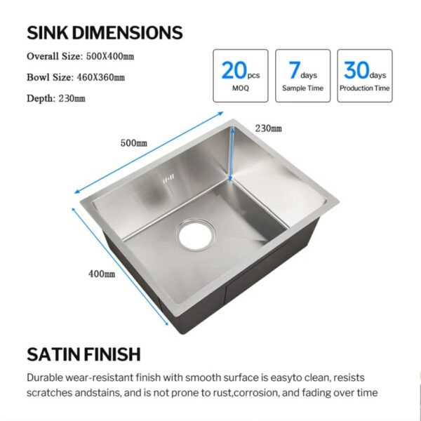 Double Bowl Sink Description
