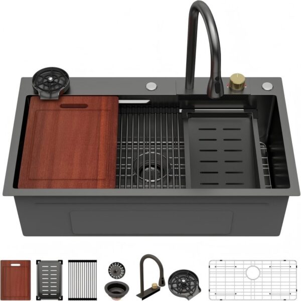304 Stainless Steel Workstation Sink